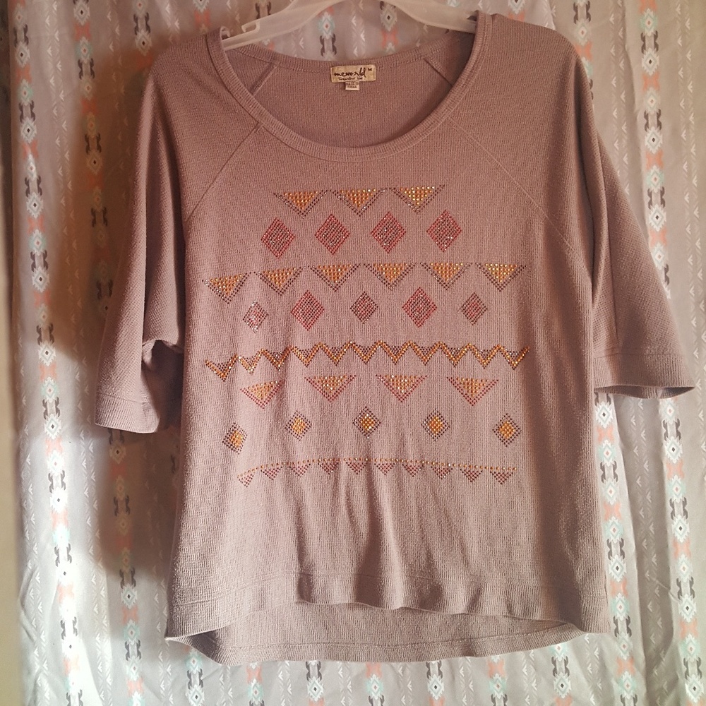 3/4 sleeve casual top